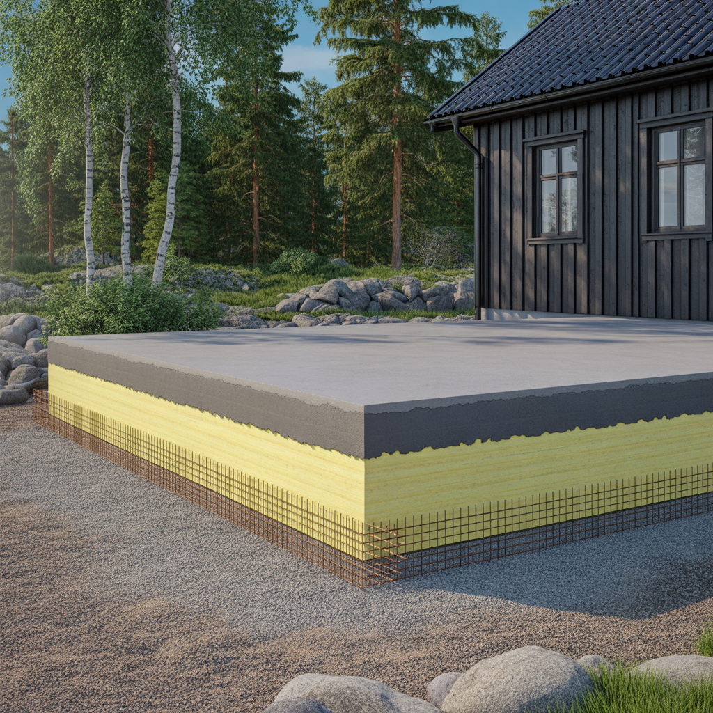 isolera platta pa mark materialval tjocklek och kostnad