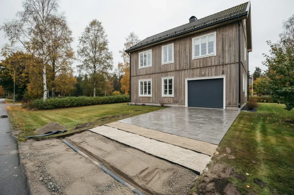 l gga om garageuppfarten materialval markarbete och vanliga misstag att undvika
