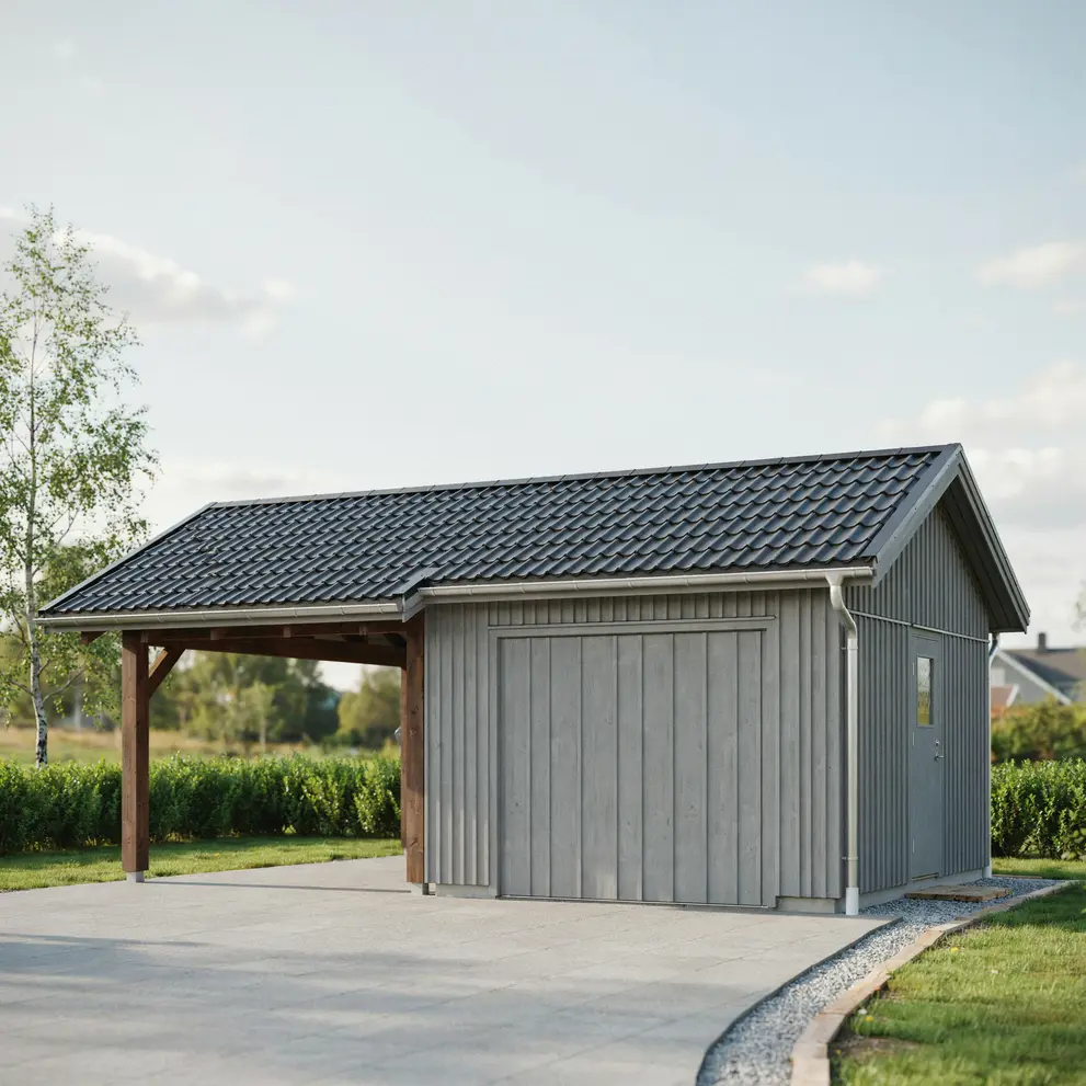 bygga carport garage skurup skane